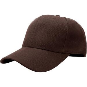 Unisex Brown Athletic Adjustable Size Strap Casual Running Classic Baseball Cap
